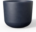 Kante Round Concrete Planter, 11 Inch Dia Classic Style Large Plant Pot by Kante