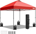 VIVOHOME 10x10ft Pop Up Canopy Tent One Push Setup Outdoor Portable Shelter by VIVOHOME