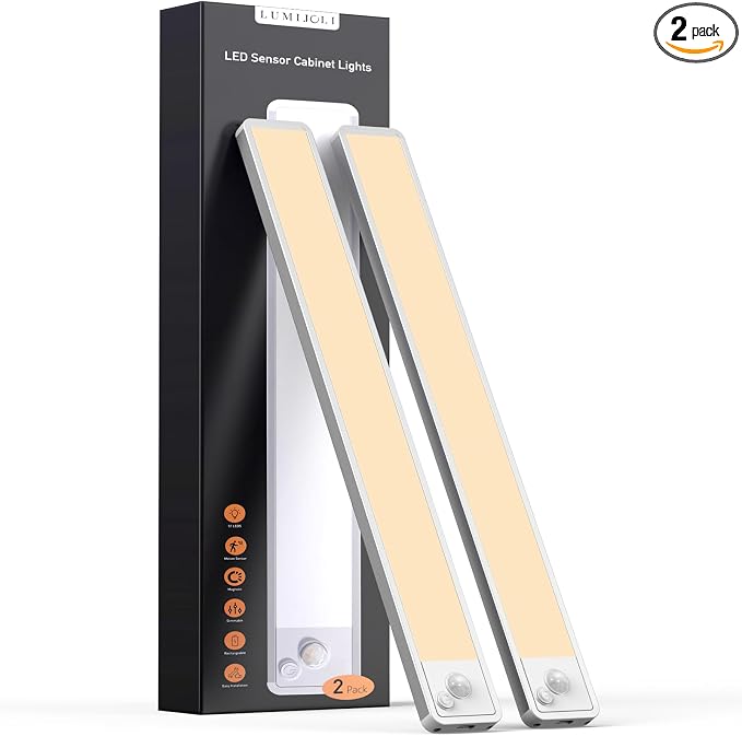 Under Cabinet Lighting Wireless LED Motion Sensor Magnetic Light 2200maAh by Unknown