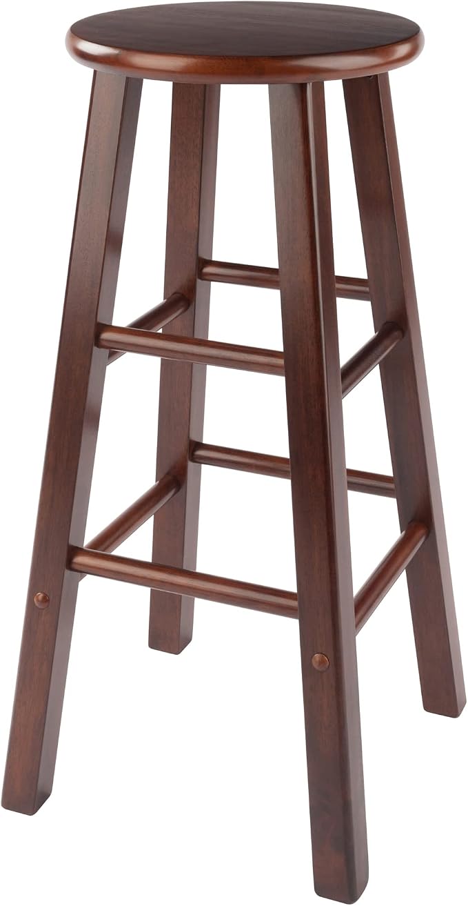 Winsome Element 2-Piece Counter Stool Set, Classic Backless Bar Chairs - Image 7