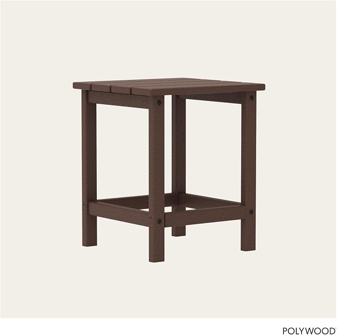 POLYWOOD ECT18MA Long Island 18" Side Table - Image 4