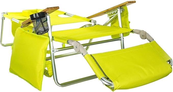Ostrich The Deluxe 3N1 Lightweight Lawn Beach Reclining Lounge Chair - Image 9