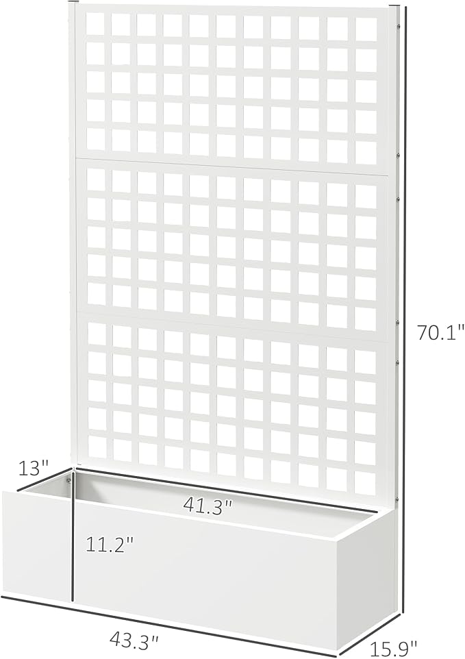 Outsunny Galvanized Raised Garden Bed - Image 7