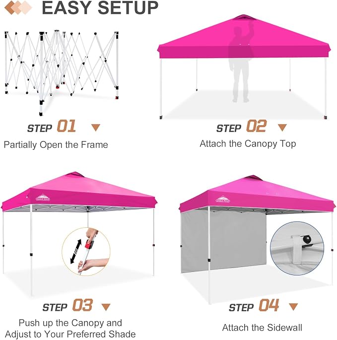 EAGLE PEAK Commercial Canopy 12x12 Pop Up Canopy Tent - Image 3