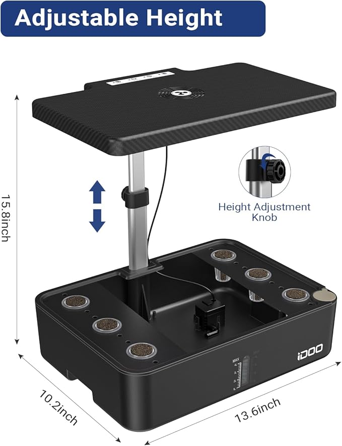 iDOO Hydroponics Growing System Kit 12Pods, Indoor Herb Garden System, - Image 8