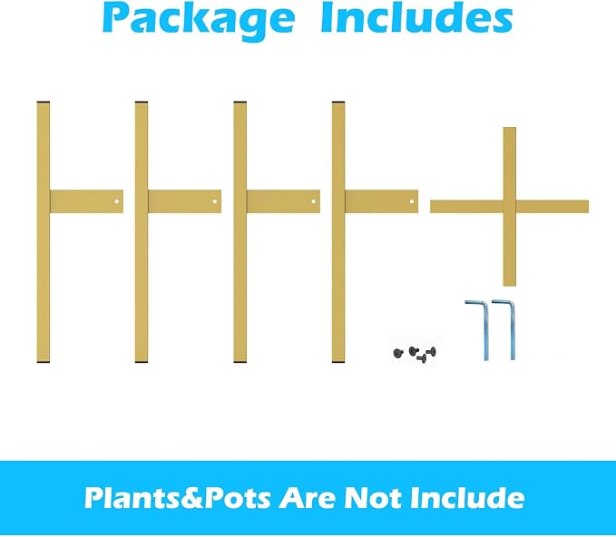Heavy Plant Stand for 10"-16" Plant Pot Indoor Outdoor Corner, Adjustable Metal - Image 4