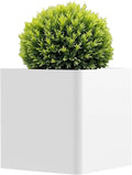 Large Metal Outdoor Planter Box 24" W x 24" D x 24" H, Cube Planters by Gardenaire