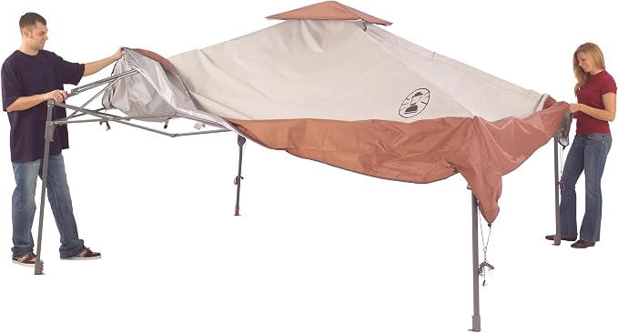 Coleman 13x13ft Instant Canopy Sun Shelter, Portable Shade Tent Sets Up in 3 - Image 3