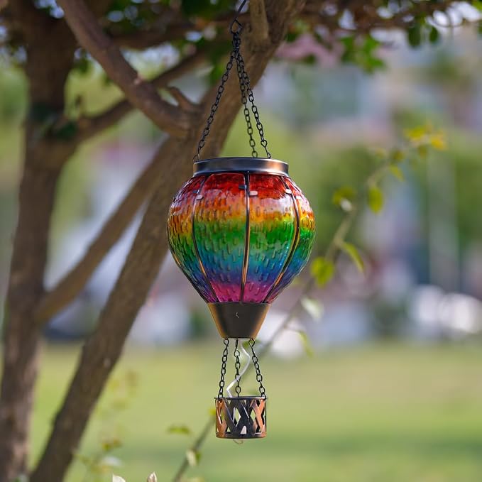 DREAMSOUL 2 PCS Solar Hot Air Balloon Lantern - Image 4