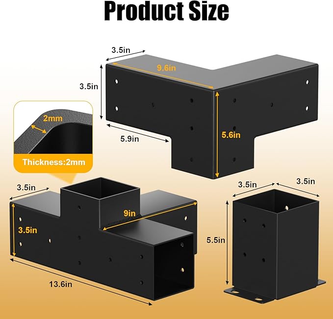 Pergola Kit, Pergola Bracket kit - Image 2