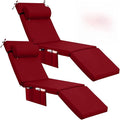 RattanView 2 Pcs Outdoor Chaise Lounge Cushion by RattanView