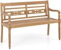 Tangkula Outdoor Bench, 2-Person Garden Bench by TANGKULA