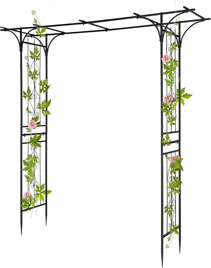 Metal Garden Arbor Trellis - Image 8