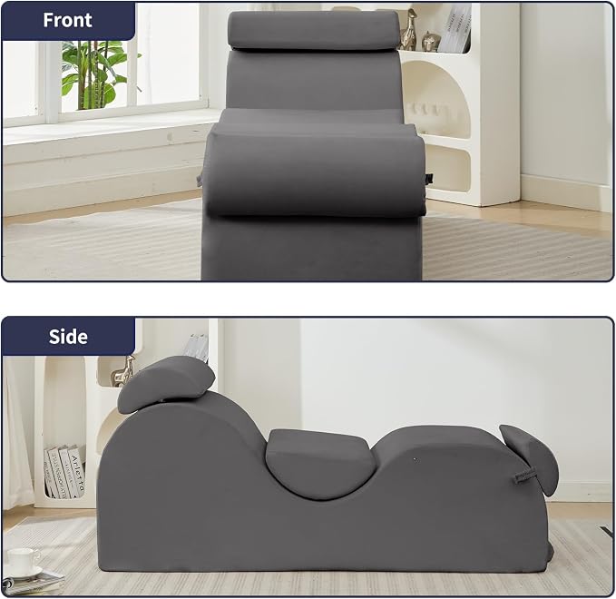 ijuicy Chaise Lounge Chair for Exercise, Indoor Lounger - Image 8