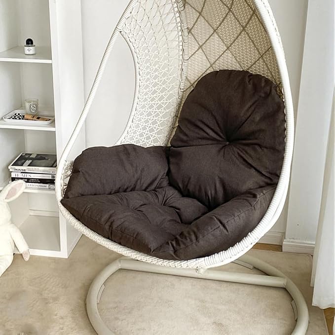 Swing Egg Chair Cushion Thickened Hanging Basket Seat Cushion Washable Hammock by Sothuba