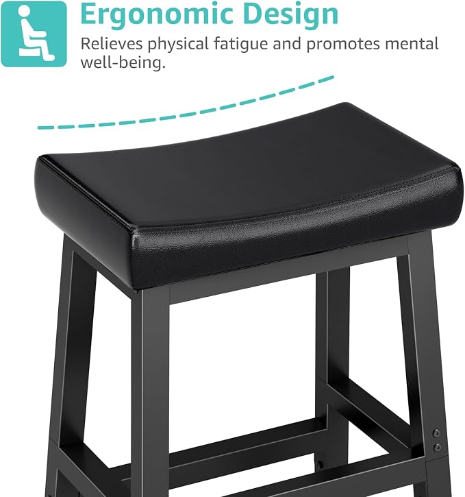 24 Inch Bar Stools for Kitchen Island, Kitchen Chairs Counter Height Stools - Image 9