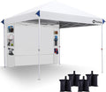 Sekey 10x10 Pop Up Canopy with Pockets Sidewall, One Push Setup Instant Outdoor by Sekey