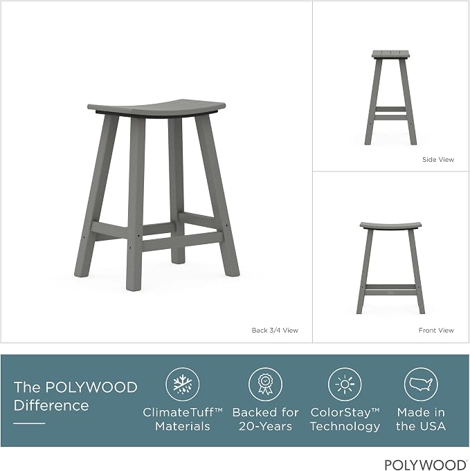 Polywood Outdoor Bar Stools - Image 3