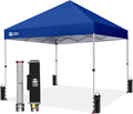 CROWN SHADES 8x8 Pop Up Canopy, Patented Center Lock One Push Instant Popup by CrownShades