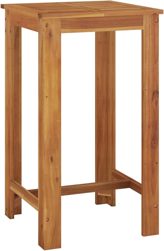 Outdoor Acacia Wood Bar Table - Image 2