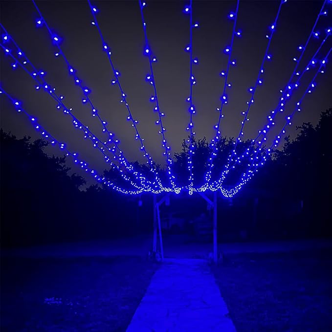 KNONEW 403ft 1000 LED String Lights Outdoor Christmas Light 8 Modes & Timer - Image 4