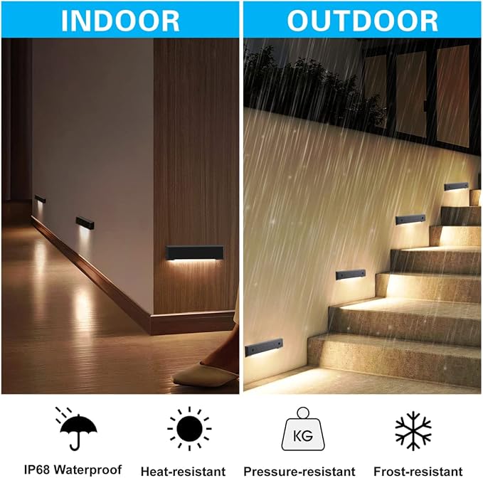 6 Pack Low Voltage AC/DC 12V LED Landscape Deck Light, Outdoor Retaining Wall - Image 9