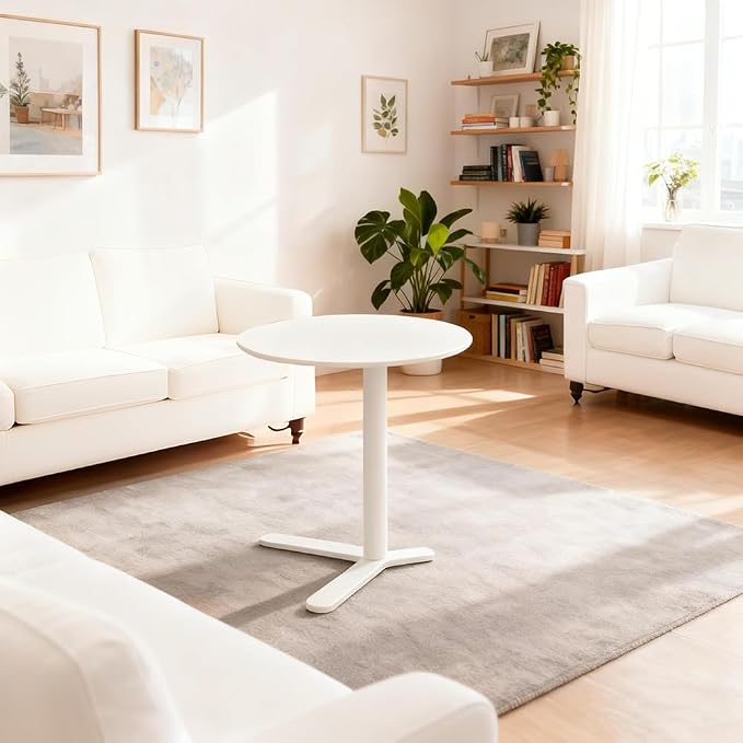C Shaped Side Table End Coffee Tables, Unique Aesthetics Minimalist Accent - Image 7