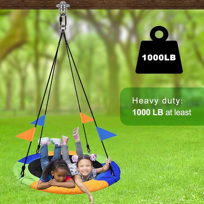 SELEWARE Heavy Duty Swing Hanger Bearing Swivel Hook, 360 Swivel Swing Hanger - Image 5