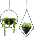 Metal Hanging Planters, Modern Plant Hanger by HemePaha