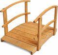 4 FT Natural Amish Made Garden Bridge by Unknown