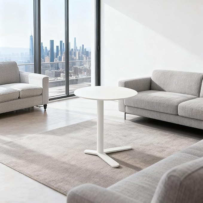 C Shaped Side Table End Coffee Tables, Unique Aesthetics Minimalist Accent - Image 6