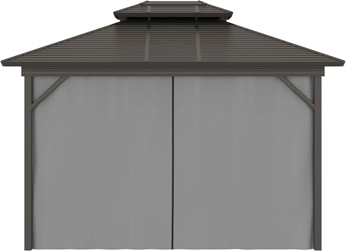 Outsunny 10' x 12' Hardtop Gazebo - Image 8