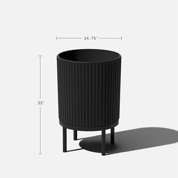 Veradek Demi Series Round Planter w/Stand - Image 3