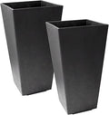 Tierra Verde 2-Pack Indoor & Outdoor Self-Watering Square Planters by TierraVerde
