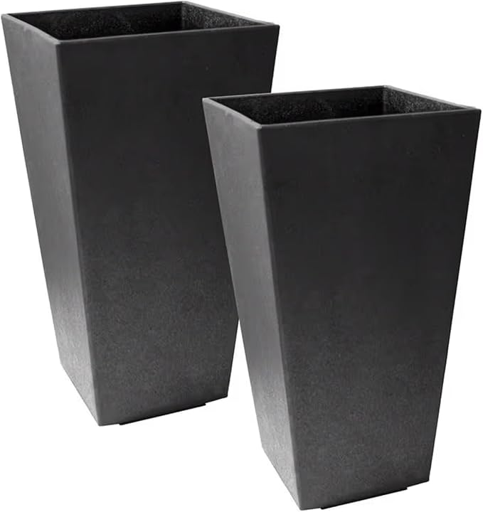 Tierra Verde 2-Pack Indoor & Outdoor Self-Watering Square Planters by TierraVerde