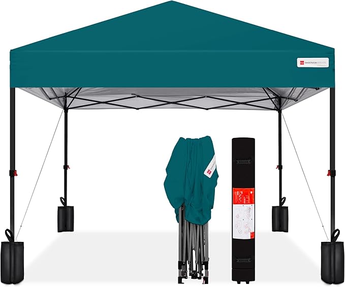 Best Choice Products 10x10ft Pop Up Canopy Tent, Outdoor Shade, 1 Person 1 by BestChoiceProducts