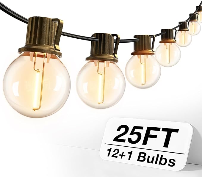 addlon 25FT Outdoor String Lights by addlon