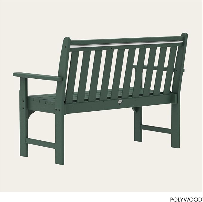 POLYWOOD Vineyard 48" Outdoor Patio Bench - Image 5