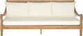 Safavieh Outdoor Collection Pasadena Brown /Taupe Acacia Wood Cushioned Daybed by SAFAVIEH