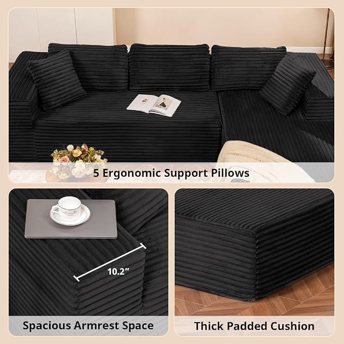 COMHOMA 105”Modular Sectional Sofa - Image 6