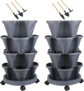 DUNCHATY Stackable Planter, Vertical Garden Planter by DUNCHATY