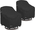 Outdoor Swivel Lounge Chair Cover 2 Pack, 600D Waterproof Heavy Duty Outdoor by PatioFurnitureCovers