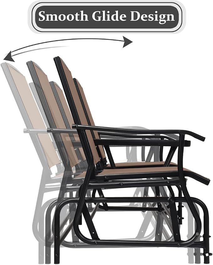 Giantex Patio Bench Glider Chair - Image 4