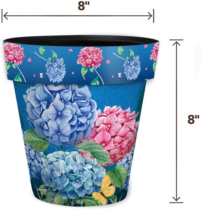 Briarwood Lane Colorful Hydrangeas Small Planter - Image 2