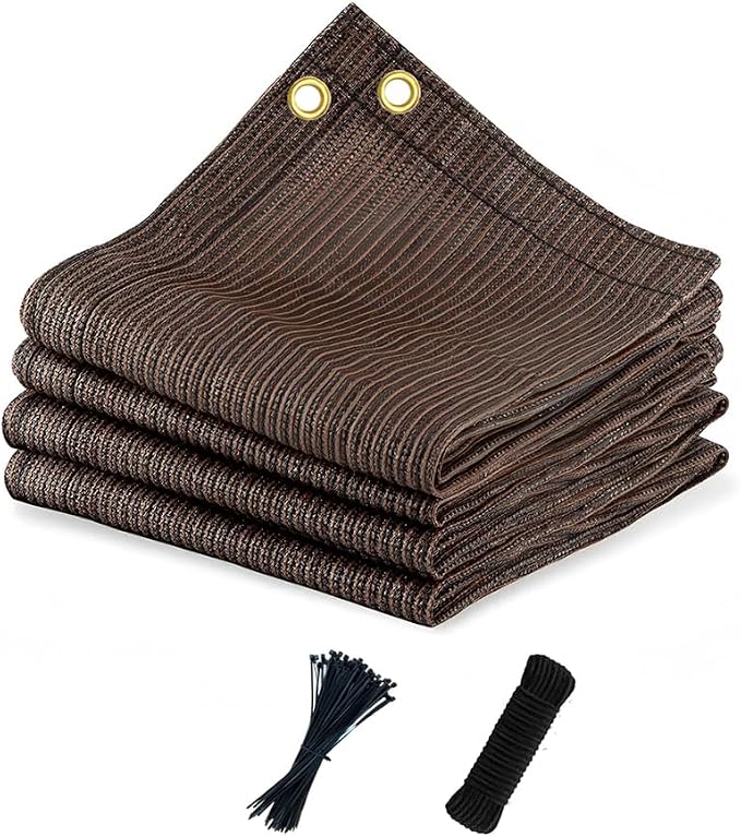 90% Sun Shade Cloth for Patio, 6x10 Ft Breathable Sunshade Fabric for Garden by VOCRAY