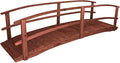 12 FT MAHOGANY Amish Made Garden Bridge by Unknown