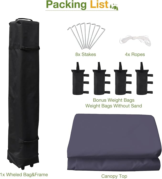 Pop Up Canopy Tent 13x13 Ft Instant Gazebo - Image 6