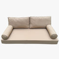Outdoor Daybed Cushion Cover Twin, Daybed Mattress Bolster Pillow Fitted Sheet by Unknown