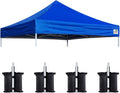 Eurmax USA New 10x10 Pop Up Canopy Replacement Canopy Tent Top Cover, Instant by Eurmax
