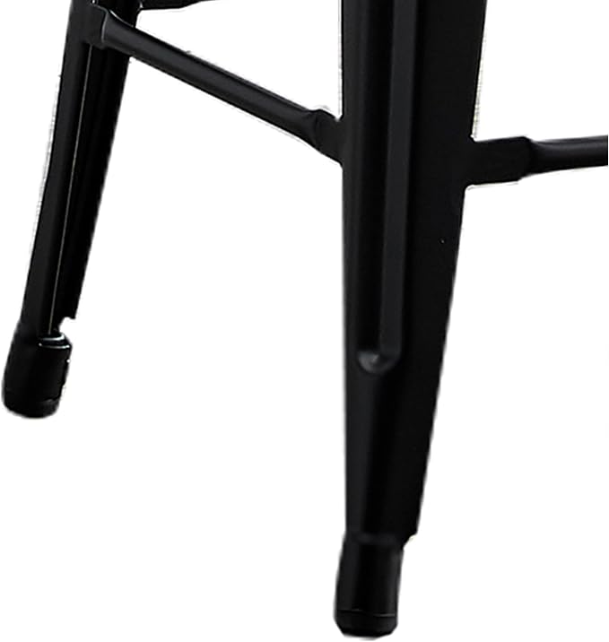 AC Pacific 24” Metal Backless Barstool Set of 2 – Country Rustic Style - Image 8